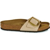 Birkenstock Natikači Madrid Big Buckle LENB Sandcastle Bež | Shoptok.si