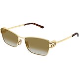 Gucci GG2045S 003 ONE SIZE (58) Zlata/Rjava Cene