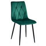 Brandless Stol LIBRA - temno zelen žamet / črne noge x 3, (22044532) | Shoptok.si