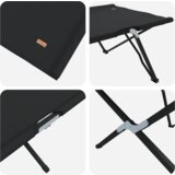 vidaXL zložljive sončne postelje s torbami za prenašanje 2 kosa Črna tkanina 600D Oxford | Shoptok.si