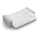 Micadoni Svetlo siva raztegljiva sedežna garnitura iz tkanine bouclé 247 cm Jodie – Home | Shoptok.si
