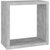 Stenske police kockaste 6 kosov betonsko sive 30x15x30 cm, (20915420) | Shoptok.si