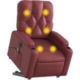  Električni masažni naslonjač na podizanje crvena boja vina | shoptok.hr