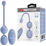  Vibro jaje Pretty love Willie, 20.5cm, Plavo Cene