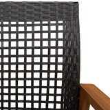  3-dijelni bistro set od poliratana i bagremovog drva crni | shoptok.hr