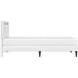  Okvir za krevet Bijela 90 x 200 cm Umjetna koža - Bijela 90 x 200 cm | shoptok.hr