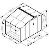 Rojaplast Vrtna ostava Luke A-2 – | shoptok.hr