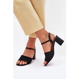 Boto Women's Heeled Sandals Black Sarena | Shoptok.si