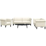  3-dijelni set sofa krem baršunasti Cijene