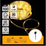 Aigostar LED solarni lanac 100xLED/8 funkcija 12m IP65 topla bela Cene