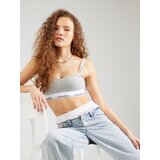 Calvin Klein Underwear Nedrček siva / bela | Shoptok.si