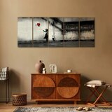  Slika - Banksy: Runaway Balloon 100x40 Premium Print | shoptok.hr