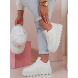 DStreet Sneakersy damskie na platformie PLATIFORM białe | Shoptok.si