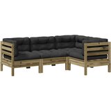  4-dijelni set vrtnih sofa od impregnirane borovine | shoptok.hr