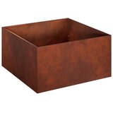  Vrtna saksija Rđa 40 x 40 x 30 cm Otporni čelik - Otporni čelik 40 x 40 x 30 cm 1 | shoptok.hr