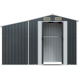  Vrtna kućica antracit 277 x 93 x 179 cm od pocinčanog čelika | shoptok.hr