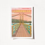Wallity poster Lembongan Bali Indonesia-1950, 50x70 cm | ePonuda.com