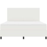 LED Box Spring Krevet s uzglavljem Krema i bijela 180 x 200 cm | shoptok.hr