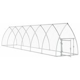  Kavez za kokoši srebrni 600 x 105 x 120 cm od pocinčanog čelika | shoptok.hr
