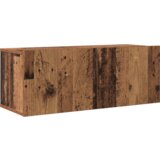  Set TV komoda s policom Zidne s pohranom s vratima 4 pcs Staro drvo 160 x 30 x 30 cm | shoptok.hr