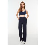 Trendyol Pants - Navy blue - Wide leg Cijene