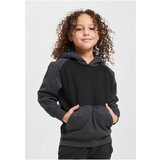 Urban Classics Boys' two-tone fake raglan hood with hood black/charcoal | Shoptok.si