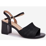 Boto Women's Heeled Sandals Black Sarena | ePonuda.com