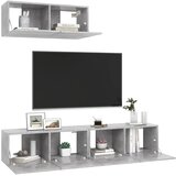 TV ormarići 3 kom siva boja betona od konstruiranog drva | shoptok.hr
