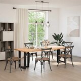  Noge za blagovaonski stol T-oblika 2 kom Crne 60x35x(72-73) cm Čelik | shoptok.hr