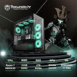 PPC Samurai Premium GamingPC R75070T (Ryzen 7 9800X3D, Liquid, 32GB DDR5, 2TB NVMe, RTX 5070Ti, BT, WiFi) Win11P | shoptok.hr