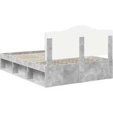  Okvir za krevet Beton 140 x 190 cm Čvrsto borovo drvo | shoptok.hr