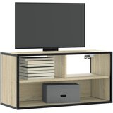  TV ormarić Sonoma hrast 80x31x39,5 cm Konstruirano drvo i metal Cijene