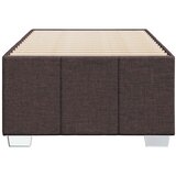 vidaXL okvir za krevet tamnosmeđi 100x200 cm od tkanine | shoptok.hr