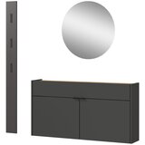 Germania Antracitno sivi/natur set za hodnik Ameca – u
