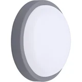 WO750-G- LED spoljašnje zidno svetlo LED/20W/230V 4000K IP54, sivo, okruglo