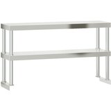  Kuhinjski radni stol s policom 110x55x150 cm nehrđajući čelik | shoptok.hr