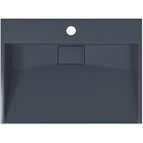  Umivaonik od lijevanih minerala/mramora 50x38x11 cm antracit | Eponuda.ba