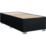  Krevet s oprugama i madracem crni 90x200 cm od tkanine | shoptok.hr