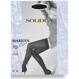 Solidea marilyn 70 c.mat nero 3,mat čarape bez podvezica od 70 den Cene