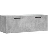  Zidni ormarić boja betona 100 x 36,5 x 35 cm konstruirano drvo | shoptok.hr
