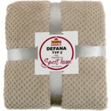 Kondela Dvostranska odeja, bež-siva, 150x200, DEFANA TIP 2 | Shoptok.si