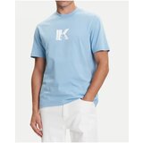 Karl Lagerfeld Majice s kratkimi rokavi A3M17057 Modra Cene
