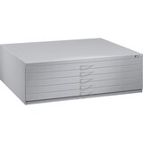 C+P Omara za risbe, DIN A0, 5 predalov, višina 420 mm, svetlo sive barve | Shoptok.si