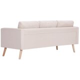  2-dijelni set sofa od tkanine krem | Eponuda.com