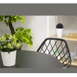 LEMON Set trpezarijskih plastičnih stolica 2+1 sto Skandi crna 25-KS009-25-KS002 | Eponuda.com