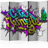  Paravan u 5 dijelova - City Jungle - graffiti II [Room Dividers] 225x172 Cijene