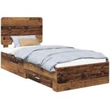  Krevetna konstrukcija Staro drvo 100 x 200 cm Konstruirano drvo | shoptok.hr