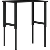 vidaXL Radni stol tamnosmeđi 80x60x(71 5-98) cm masivno drvo hrast - black and dark brown 80 x 60 x (71.5-98) cm 1 Cijene