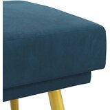  Klupa s dvostrukim slojem Plava 120 x 45 x 46 cm Baršun | shoptok.hr