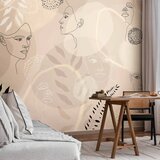  Foto tapeta - Beige Line Art 100x70 | shoptok.hr